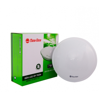 Đèn LED ốp trần D LN03L/7W- trắng, vàng S