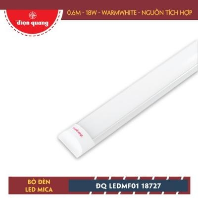 Bộ đèn LED Mica Điện Quang ĐQ LEDMF01 18727 (0.6m 18W warmwhite, nguồn tích hợp)