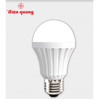 Đèn LED bulb thân nhựa Điện Quang ĐQ LEDBUA50 03765 (3W daylight chụp cầu mờ)