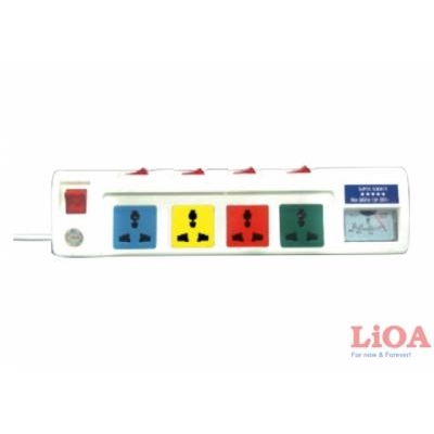 Ổ cắm kéo dài công suất lớn 4 ổ