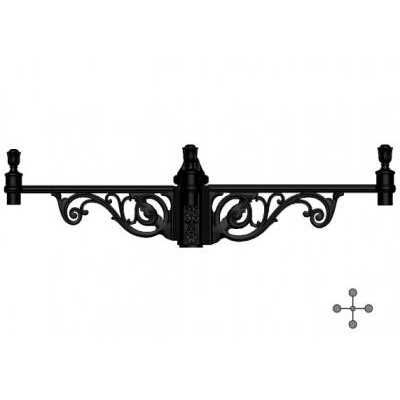 Tay Gắn Cột 4 Đèn Lioa TCCD4D