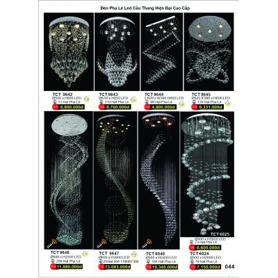 Đèn Led Pha Lê Cao Cấp Hiện Đại