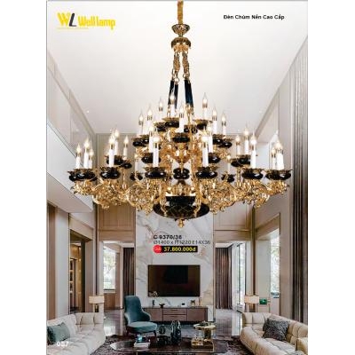 Đèn Chùm NếnCao Cấp C 9370/36