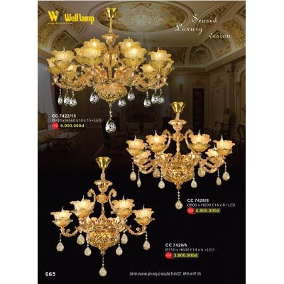 Đèn Chùm Pha Lê Cao Cấp CC 7828/8 - 7429/6 - 7422/15