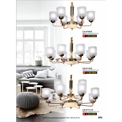 Đèn Chùm Led Pha Lê Cao Cấp C 8109/6 - 8110/8 - 8111/12