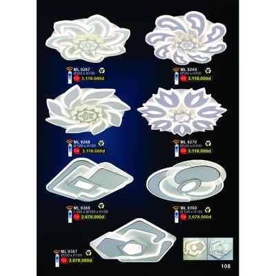 Đèn Mâm Led Hiện Đại Cao Cấp ML 9267-68-69-70