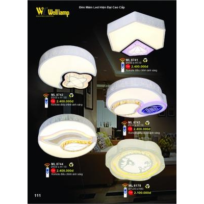 Đèn Mâm Led Hiện Đại Cao Cấp ML 8741-42-43-44 - 8178