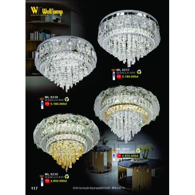 Đèn Mâm Led Hiện Đại Cao Cấp ML 9230-31-37-38