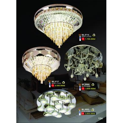 Đèn Mâm Led Hiện Đại Cao Cấp ML 8714-27 - 6893-95