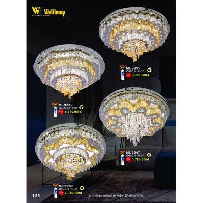 Đèn Mâm Led Hiện Đại Cao Cấp ML 9247-49-50-51