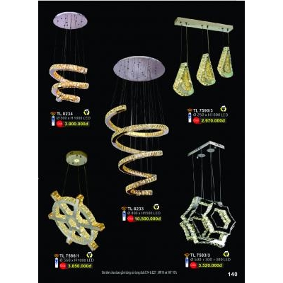 Đèn Thả Led Hiện Đại Cao Cấp TL 8233-8234 - 7590/3 - 7586/1 - 7583/3
