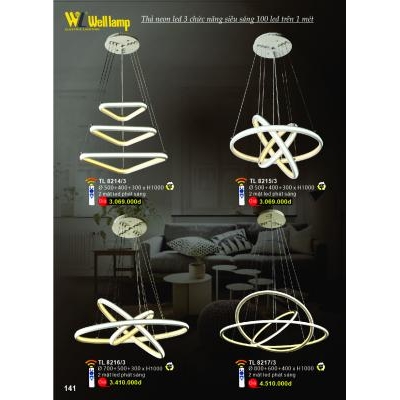 Đèn Thả Led Hiện Đại Cao Cấp TL 8214-8215-8213-8217