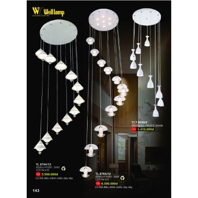 Đèn Thả Led Hiện Đại Cao Cấp TL 8764-8765-6050