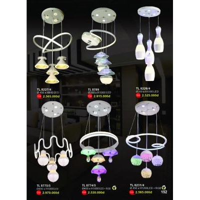 Đèn Thả Led Hiện Đại Cao Cấp T 8226-8227-8231-8769-8774-8775