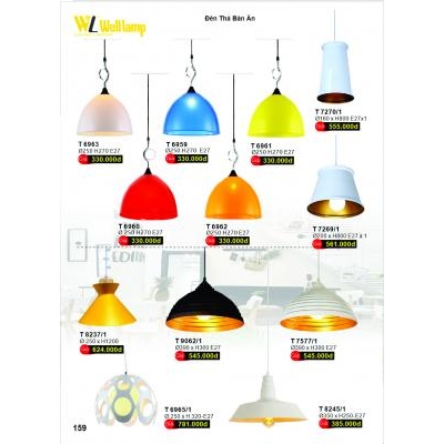 Đèn Thả Led Hiện Đại Cao Cấp T 6960-6961-6962-6963