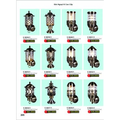 Đèn Tường Led Cao Cấp ON 8954-8955-8956-8957