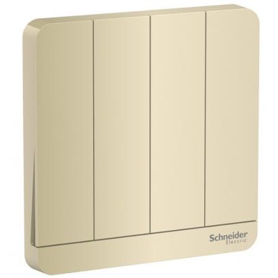 Bộ 4 Công Tắc 1 Chiều E8334L1LED WG G19