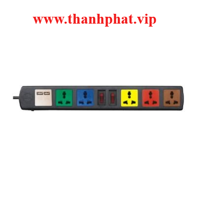 Ổ cắm đa năng có cổng sạc USB 6D32NUSB